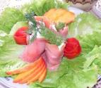 Smoked Salmon Rolls With Creme Fraiche